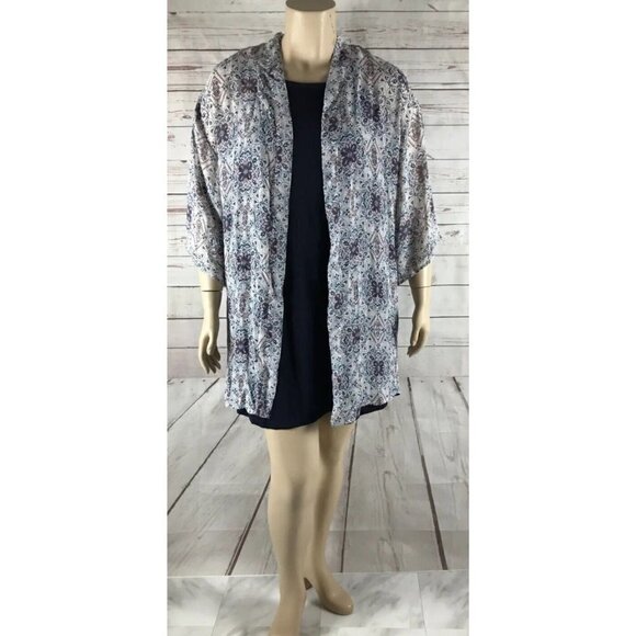 WALLFLOWER Sleeveless Kimono Dress NWT 1X - Picture 9 of 10